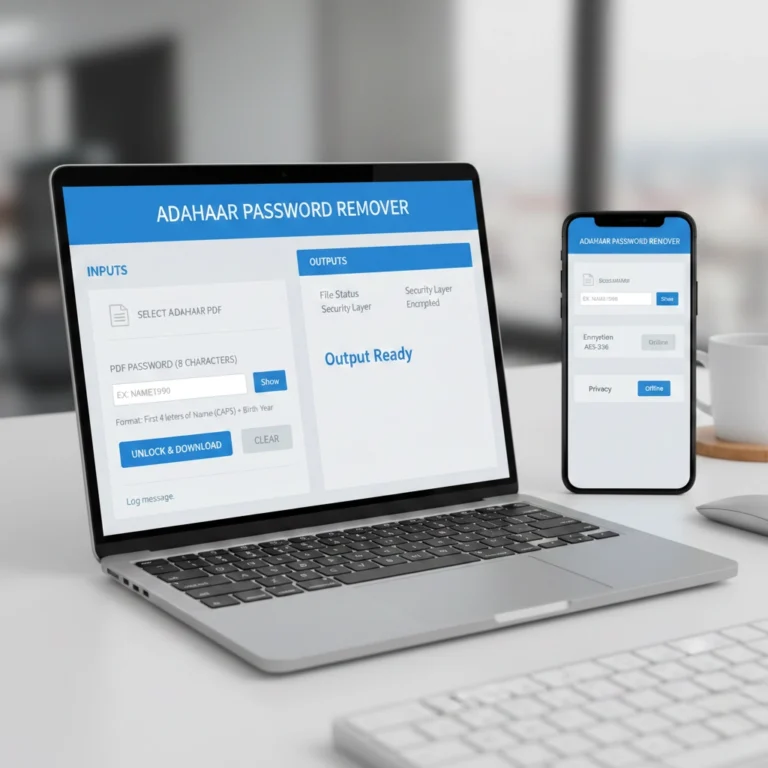 Aadhaar Password Remover: Unlock & Download e-Aadhaar PDF