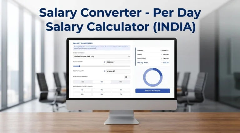 Salary Converter - Per Day Salary Calculator India