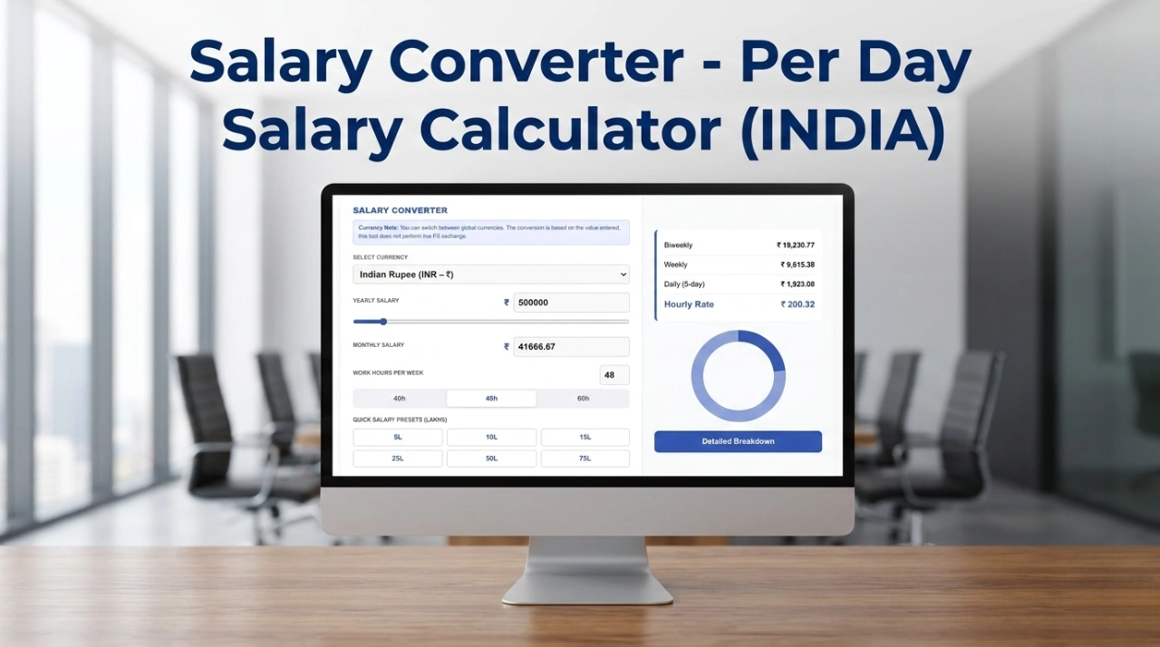 Salary Converter - Per Day Salary Calculator India