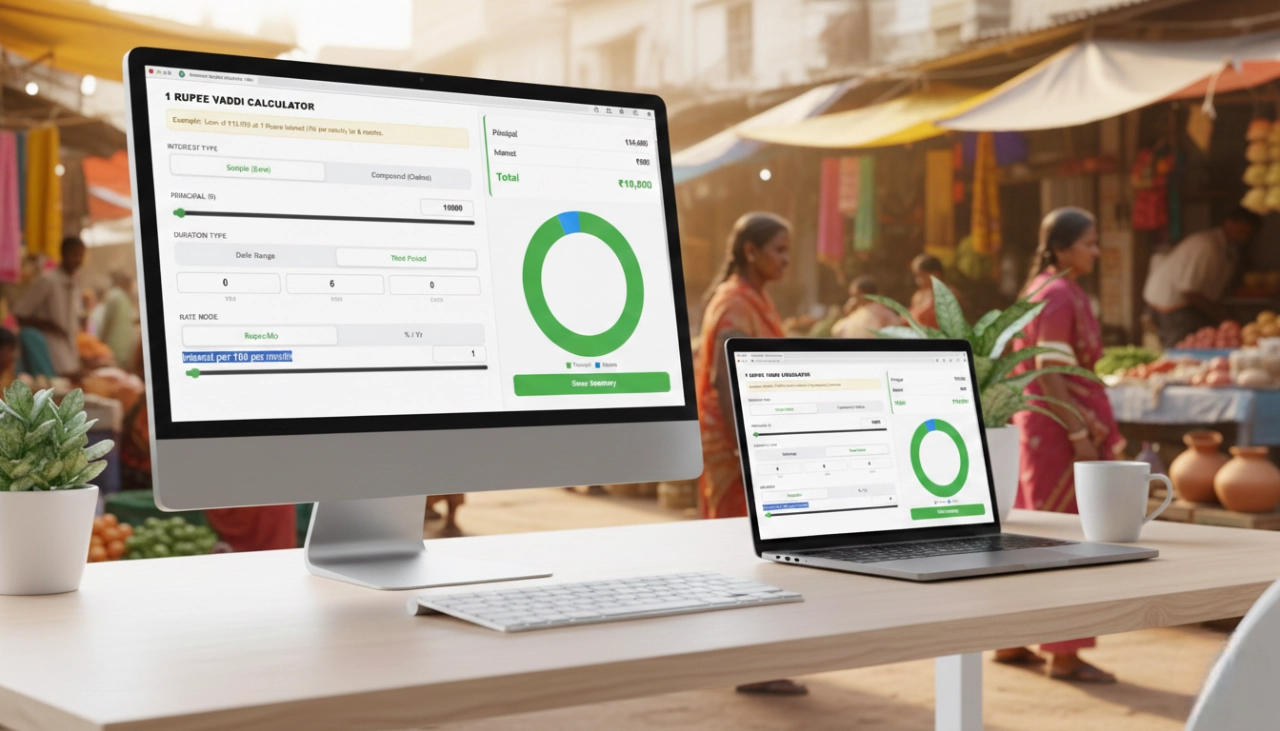 1 RUPEE VADDI CALCULATOR - Baru & Chakra Vaddi Online