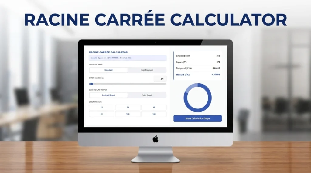 Racine Carree Calculator with Steps (Real & Complex Numbers)