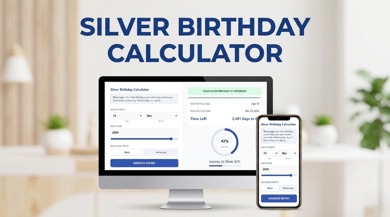 Silver Birthday Calculator - Calculate Your Silver Birthday