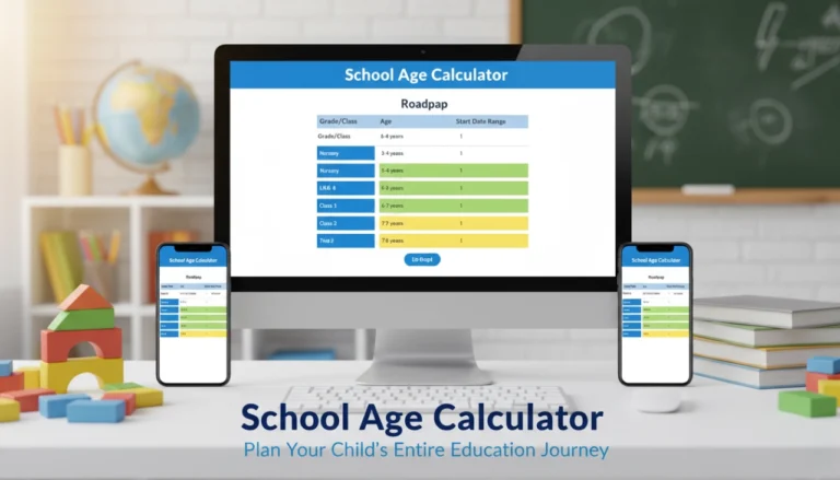 School Age Calculator| School Age Admission Calculator