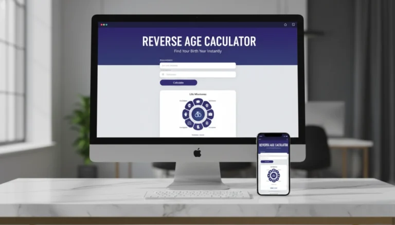Reverse Age Calculator – Age to Date of Birth Tool