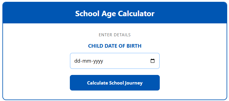 How to Use the School Age Calculator