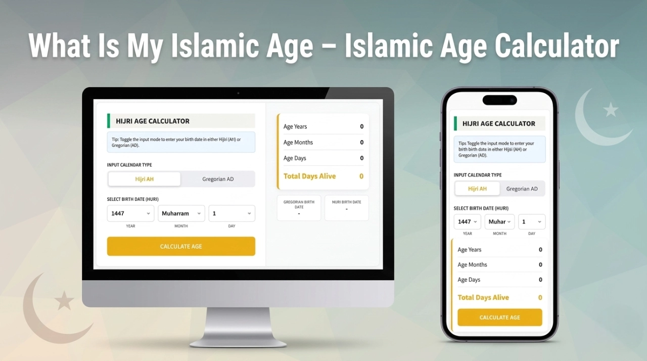 What Is My Islamic Age – Islamic Age Calculator (Hijri DOB)
