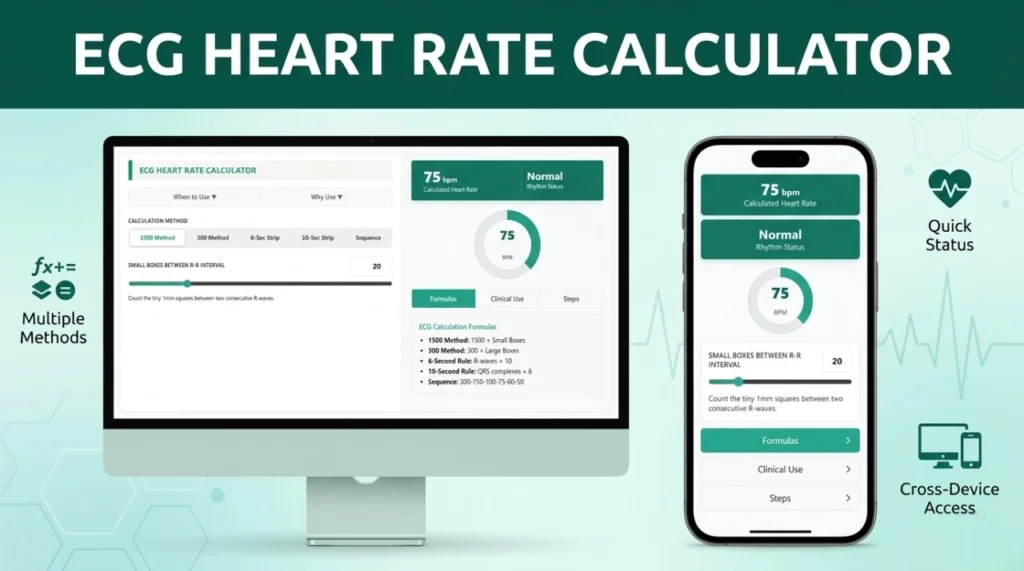 Ecg Heart Rate Calculator Using R Interval Method