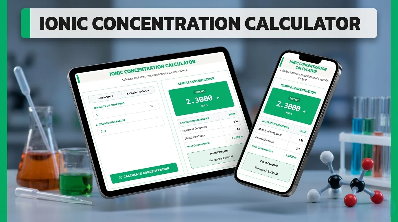 Ionic Concentration Calculator