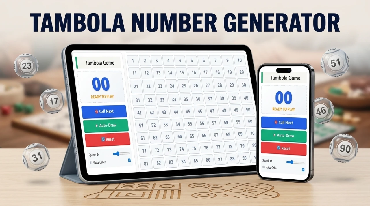 online tambola number generator​